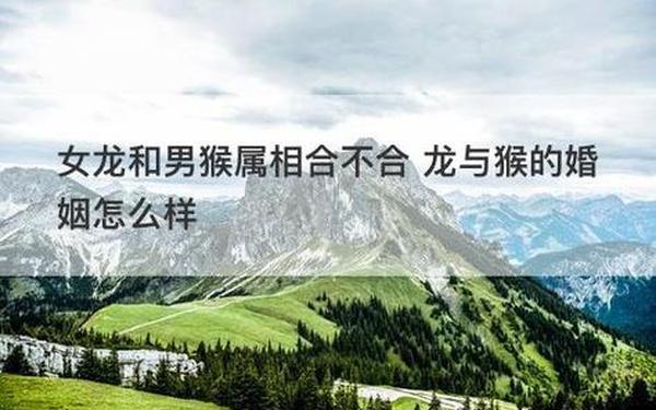 属猴和属龙的婚姻怎么样有结果吗—猴女嫁给龙男幸福吗 属猴和属龙的婚姻怎么样有结果吗—猴女嫁给龙男幸福吗