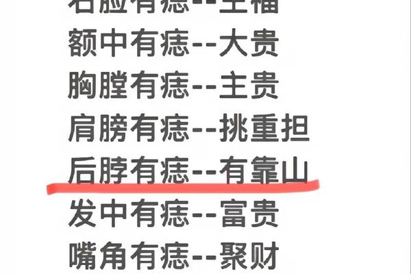 脖子后面有痣痣相_脖子后面有痣图解