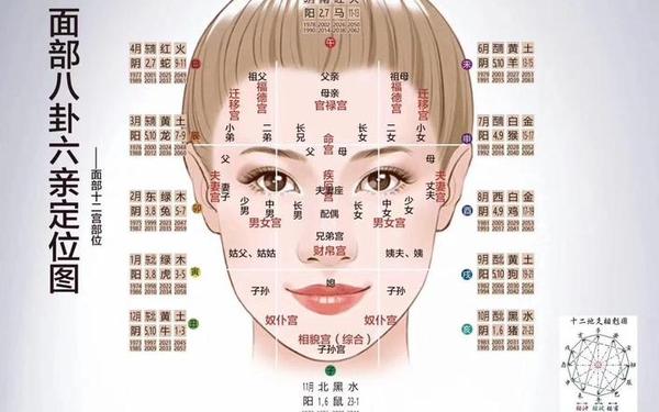 看面相算命图解 女性-女人看面相大全图解法 看面相算命图解 女性-女人看面相大全图解法
