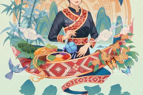 壮族文化(壮族文化绘画作品)