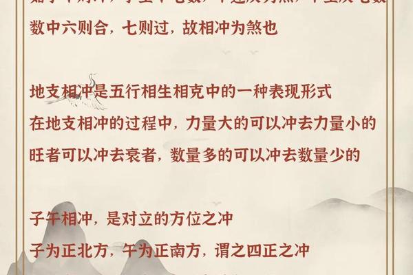 八字带冲