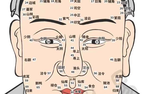 络腮胡有痣相;腮帮长痣面相图解说