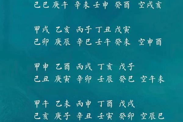 八字  空亡