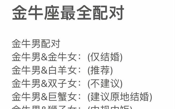 金牛座男与金牛座女合适吗(金牛座女生和金牛男相处建议)