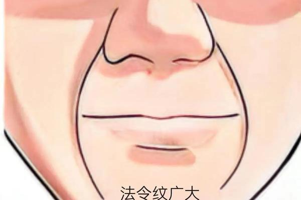 八字法令纹面相