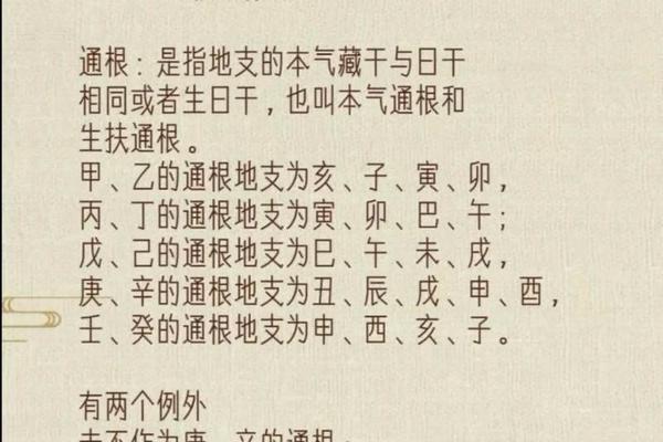 八字强根