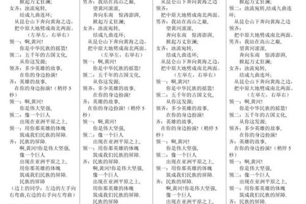 齐鲁文化黄河文化朗诵稿-《黄河》朗诵原文