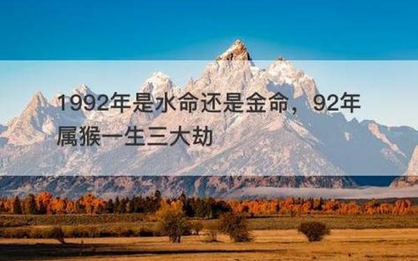 92年猴人一生的大劫(1992属猴劫难三次) 92年猴人一生的大劫(1992属猴劫难三次)