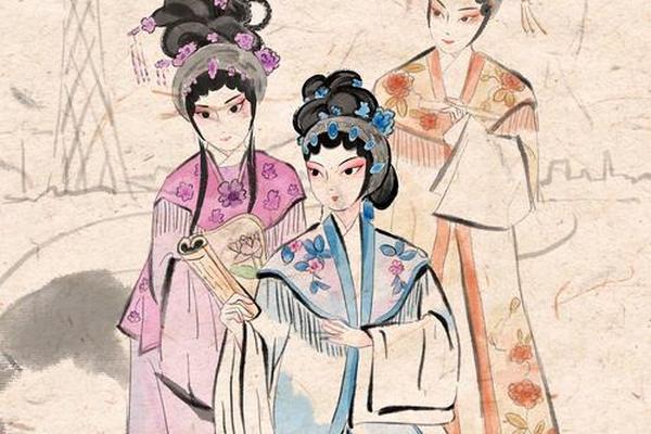 粤剧文化图片素材、粤剧元素图案