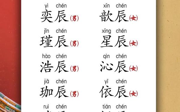 辰是什么意思取名字 辰是什么意思取名字