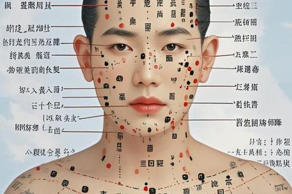 男人面部痣相最准图脖子,男人面部痣相图解好凶吉大全