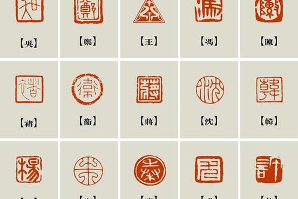 个性姓名印章图案