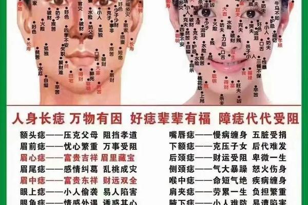 点点痣相(脸上的点痣图片大全)