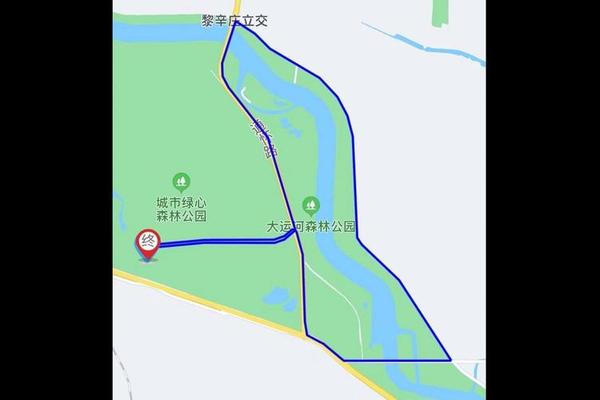运河文化公园跑步,通州大运河森林公园跑步路线