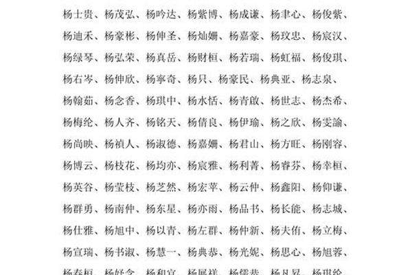 姓名杨易默