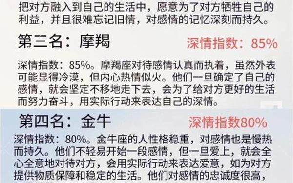 最痴情的星座男排名榜 最优秀的星座男 最痴情的星座男排名榜 最优秀的星座男