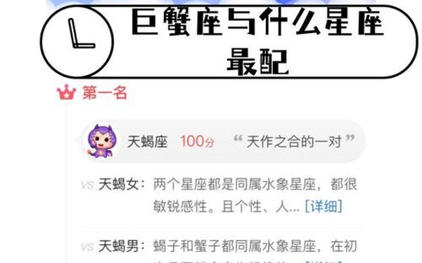 巨蟹座和什么座最配做兄弟-狮子座和巨蟹座适合做朋友吗