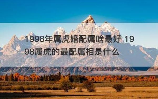 98属虎的姻缘在哪年才会成功（1998年属虎姻缘）