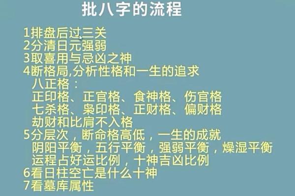 八字过三关歌诀
