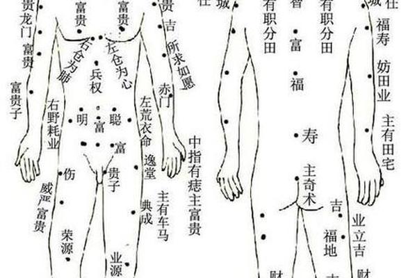 女人全身痣相和命运;女人全身有痣图解对照表