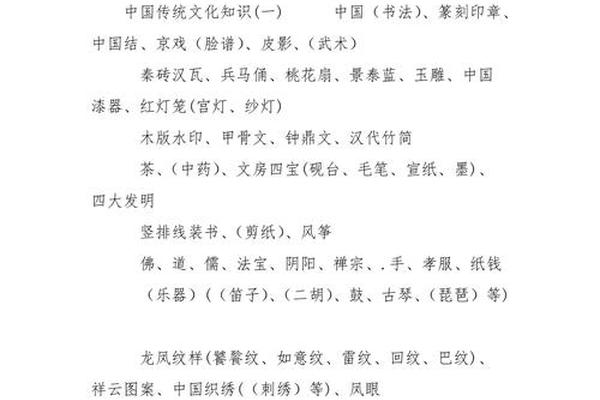 传统经典文化内容(文化传统包括什么)
