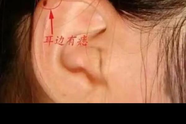 耳边痣相女人(耳朵痣相图解大全女人)