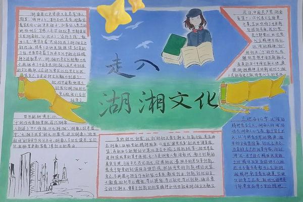 湖湘文化手抄报,湖湘文化画简单又漂亮