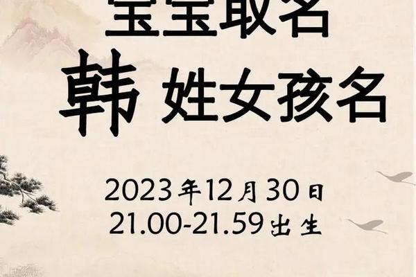 宝宝起名姓韩