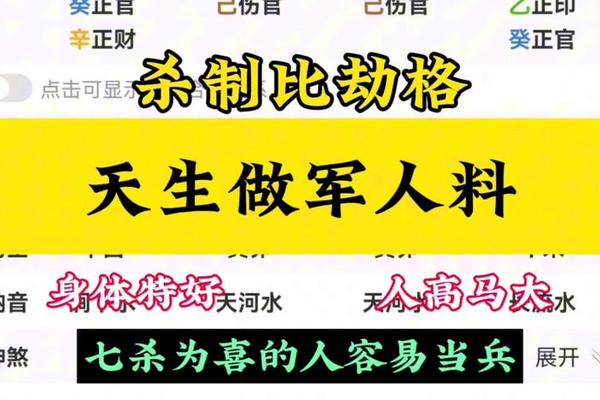 军人八字