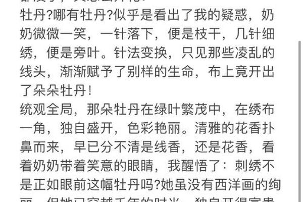 刺绣文化作文800字,刺绣传承的精神