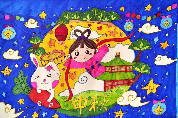 中秋文化家国情怀主题绘画、春节绘画作品展示