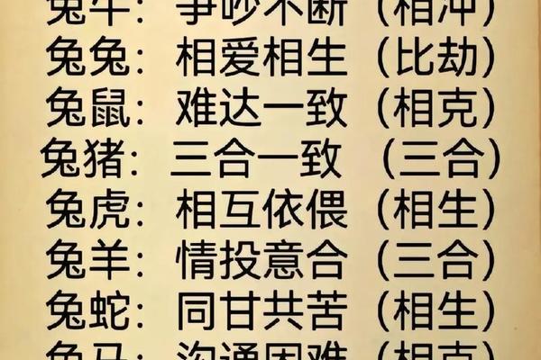 属鼠人和属兔人的感情是否融洽