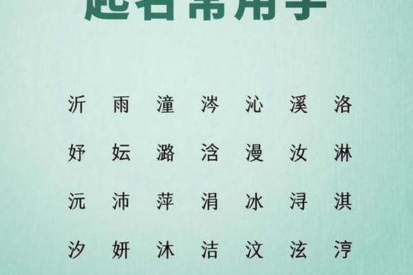 八字喜水的女孩名字 八字喜水的女孩名字
