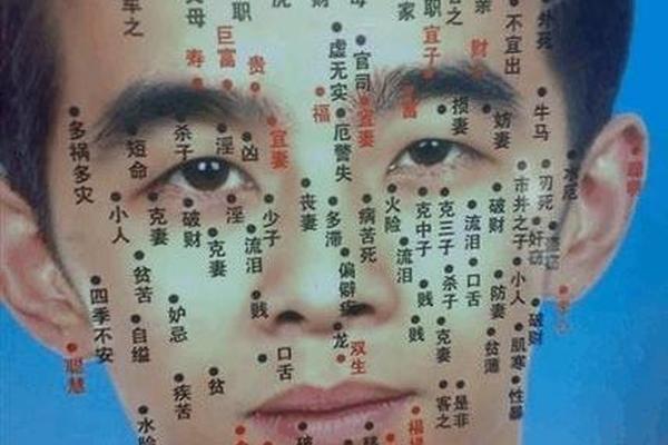 男人看痣相 男人面相痣大全图解