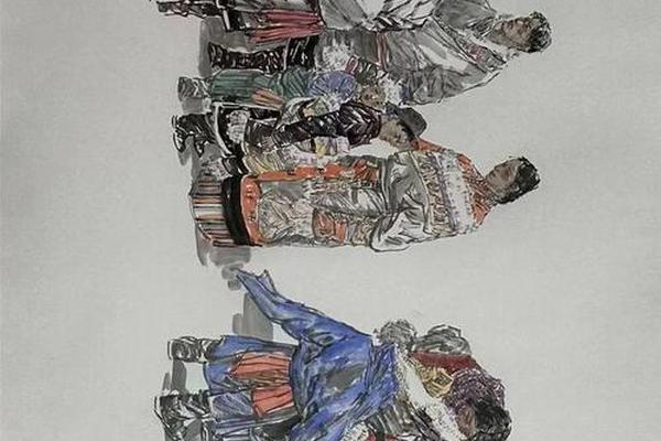 民族艺术绘画作品;艺术画展作品欣赏