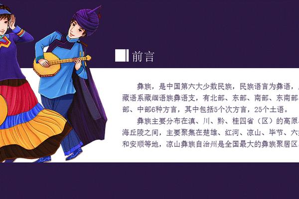 彝族文化ppt(彝族ppt模板免费)