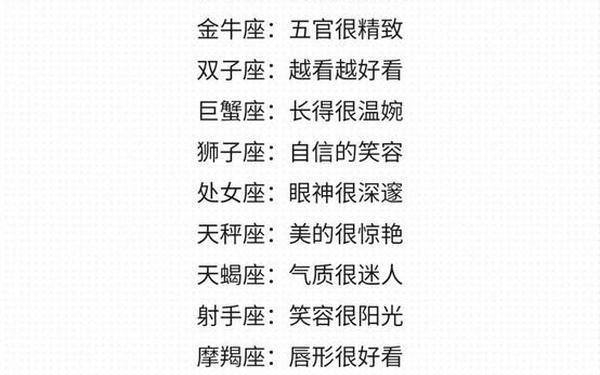 12星座美女最新排名(五官最好看的星座女) 12星座美女最新排名(五官最好看的星座女)