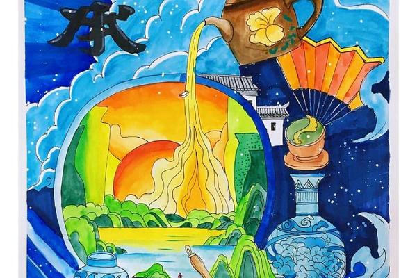 优秀文化传统绘画-中国优秀传统文化绘画作品
