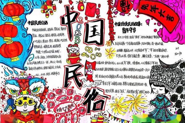 民俗传统手抄报内容,民俗民风手抄报