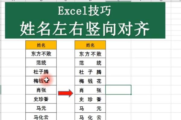 怎样把excel表格里的姓名对姓名
