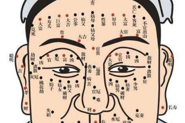 耳相痣图解大全女_痣相学大全高清图解