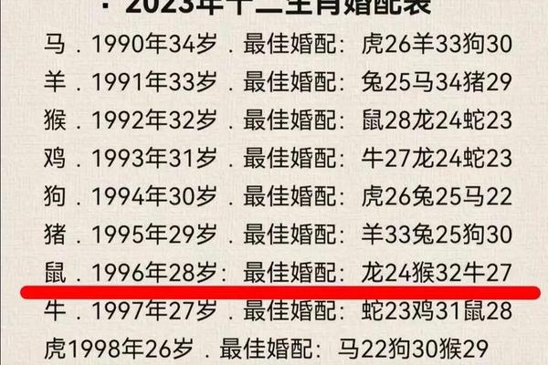 1996年女属鼠和什么属相最配