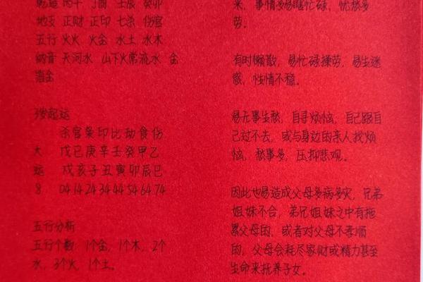 老祖宗留下的八字婚配表