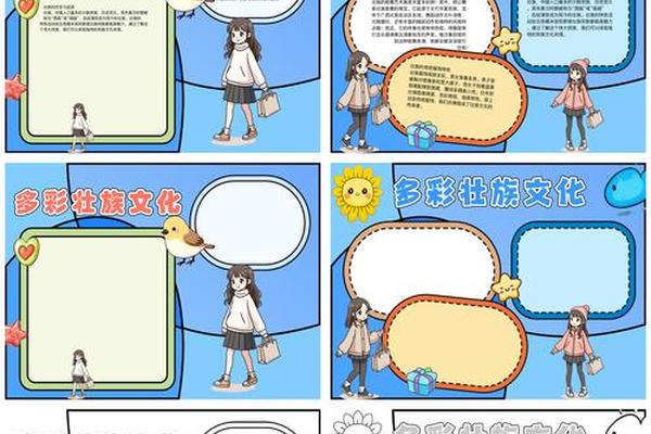 少数民族文化的传承与发展手抄报-民族文化手抄报大全