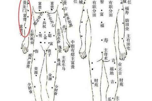 痣相全身图解大全 女-女人全身长痣高清图解