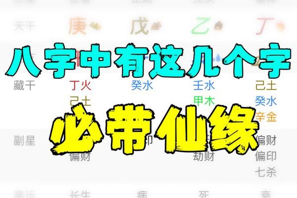 有仙缘的八字