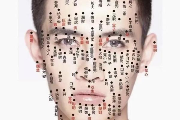 男童面部痣相最准图—面部哪些痣必须点掉