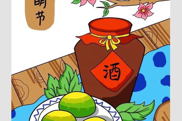 清明文化宣传绘画 清明节气图片