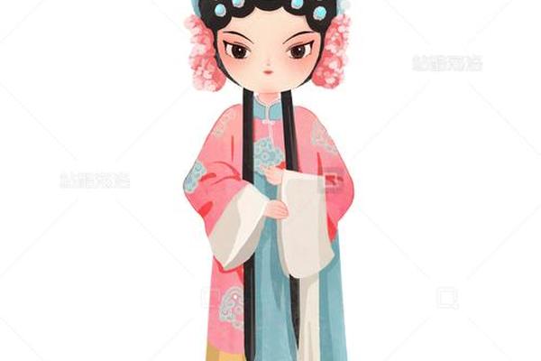 京剧文化插画 戏曲人物插画