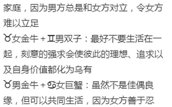 金牛座男生配什么星座,金牛座与12星座配对表